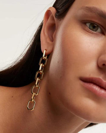 Σκουλαρίκια PD Paola Signature Chain Gold Plated AR01-418-U